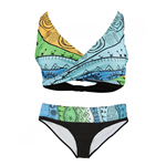 مایو شنا زنانه دو تکه بیکینی 5590222- Fashion Concept NZD | آبی