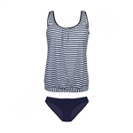 مایو شنا زنانه دوتکه دامنی Fashion Concept- 5387476 NZD | سفید/سرمه ای