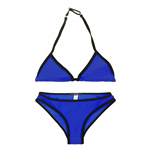 مایو شنا بچه گانه دخترانه دو تکه بندی KIABI 01 MGH | آبی