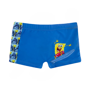 مایو شنا بچه گانه پسرانه پادار طرح دار HMK SPORT WEAR | آبی
