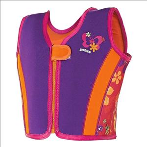 جلیقه شنا بچه گانه زاگز Swim Jacket HMK | بنفش/نارنجی