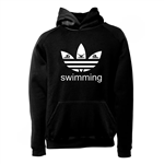 هودی ورزشی شنا فشن لاین SWM 92 | مشکی/سفید