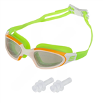 ست عینک و گوش گیر کیف دار شنا یاماکاوا ARY 1721M-N | سفید/سبز