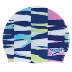 کلاه شنا اسپیدو Digital Print Cap HMK | سفید/سرمه ای