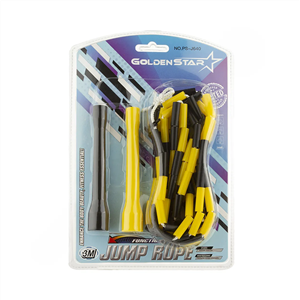 طناب ورزشی بدنسازی جامپ روپ J640 BRS | زرد/مشکی