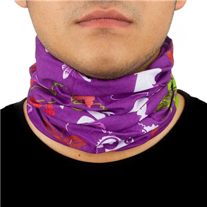 دستمال سر و گردن کوهنوردی اسکارف تابستانی طرحدار هد گیر ABS | بنفش/سفید 