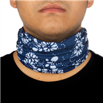 دستمال سر و گردن کوهنوردی اسکارف تابستانی طرحدار هد گیر ABS | سرمه ای/سفید
