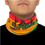دستمال سر و گردن کوهنوردی اسکارف تابستانی طرحدار هد گیر ABS | قرمز/سبز