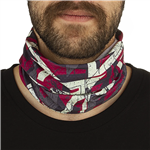 دستمال سر و گردن کوهنوردی اسکارف تابستانی پاور ایکس طرحدار سوزنی هد گیر  BRS | زرشکی/کرم