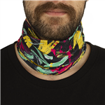 دستمال سر و گردن کوهنوردی اسکارف تابستانی طرحدار سوزنی هد گیر PROFIT-BRS | زرد/صورتی