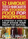 دانلود کتاب 52 Unique Techniques for Stocking Food for Preppers – 52 تکنیک منحصر به فرد برای تهیه غذا برای...