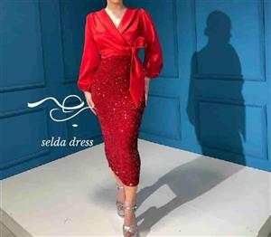   لباس مجلسی کوتاه شیک ۱۶۸۲