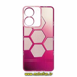 قاب گوشی Redmi 13C - Poco C65 شیائومی ژله ای شفاف فانتزی طرح کندو محافظ لنز دار کد 9
