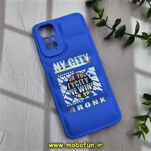 قاب گوشی Redmi Note 11 4G - Redmi Note 11S شیائومی سیلیکون ژله ای پافر PC زیر بسته محافظ لنز دار کلاسیک اسپرت آبی کد 923