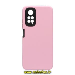 قاب گوشی Redmi Note 11 4G - Redmi Note 11S شیائومی طرح ضد ضربه نیو دیفندر دو تیکه صورتی کد 910