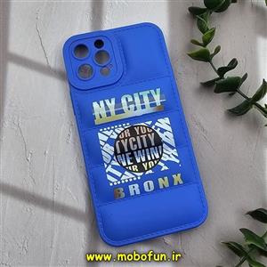 قاب گوشی iPhone 12 Pro آیفون سیلیکون ژله ای پافر PC زیر بسته محافظ لنز دار اسپرت کلاسیک آبی کد 892