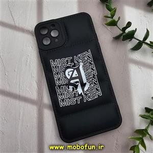 قاب گوشی iPhone 11 Pro Max آیفون سیلیکون ژله ای پافر PC زیر بسته محافظ لنز دار اسپرت کلاسیک مشکی کد 689