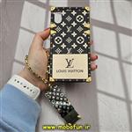 قاب گوشی iPhone X - iPhone XS آیفون طرح صندوقی لاکچری اورجینال لویی ویتون LOUIS VUITTON آویز دار کد 621