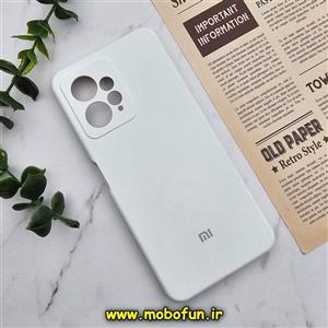 قاب گوشی Redmi Note 12 4G شیائومی سیلیکونی اورجینال پاک کنی سورا SORA درجه یک زیربسته محافظ لنزدار سفید کد 467