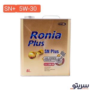 روغن موتور ایرانول مدل رونیا پلاس SN کد 5w-30 حجم 5 لیتر