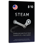  گیفت کارت 10 دلاری Steam آمریکا