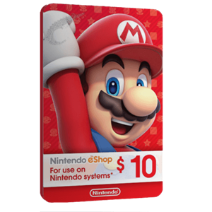  گیفت کارت 10 دلاری Nintendo 