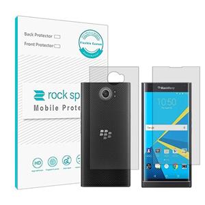 گلس محافظ صفحه نمایش و پشت گوشی Blackberry Prive مدل نانو هیدروژل شفاف برند راک اسپیس کد773SS