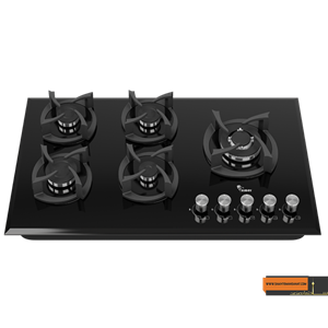 اجاق گاز شیشه ای 5شعله سیمر مدل G574