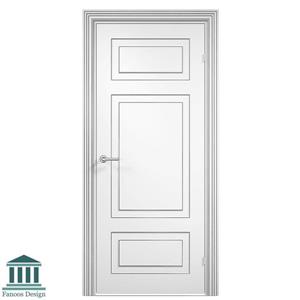 درب اتاق خواب MDF سه قاب نئو کلاسیک کد 30772