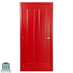 درب اتاق خوب MDF طرح CNC با رنگ پوششی قرمز کد 30742
