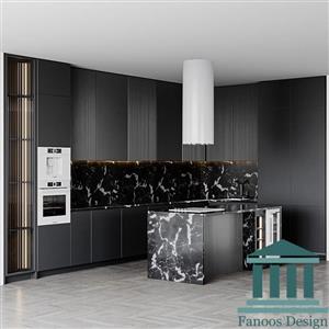 کابینت آشپزخانه ام دی اف سبک مدرن کد 30399