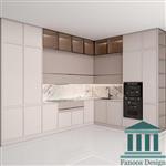 کابینت آشپزخانه مدرن با رنگ پلی اورتان کد 30402