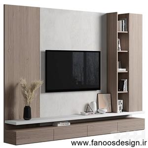 میز تی وی وال چوبی کد 31088