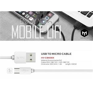 کابل USB به MicroUSB هویت مدل HV-CB608X 