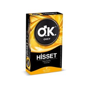 کاندوم اوکی مدل Hisset بسته 10 عددی