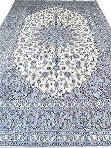 فرش دستبافت کاشان إیران (جفت ٩ متری طرح ترنج) 