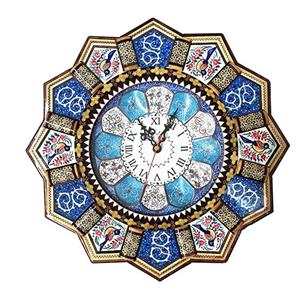 ساعت دیواری خاتم کاری کد 84