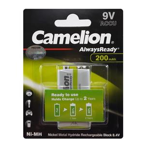 باتری کتابی شارژی 9 ولت کملیون