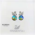 گوشواره قو سواروسکی Swarovski کد 617