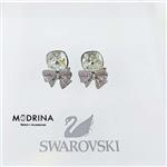 گوشواره پاپیون سواروسکی Swarovski کد 618