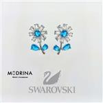 گوشواره گل سواروسکی Swarovski کد 627