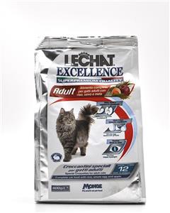 غذای خشک Lechat مخصوص گربه مدل بالغ مدل  excellence با طعم مرغ - 1.5 کیلوگرم