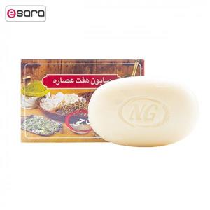 صابون شستشو ان جی مدل هفت عصاره وزن 100 گرم