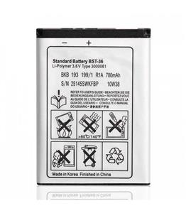 باتری سونی Sony Ericsson W350 کد BST-36 با ظرفیت 780mAh