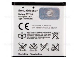 باتری سونی Sony Ericsson Z700 کد BST-38 با ظرفیت 930mAh 