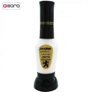 قلم خشگیر بدنه خودرو اسمارت پن رنگ سفید پژو کد 29019 حجم 15 میلی لیتر