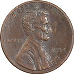 سکه 1 سنت 1984D لینکلن - EF45 - آمریکا