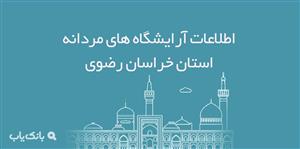 اطلاعات آرایشگاه های مردانه استان خراسان رضوی 