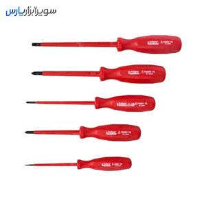 ست 5 عددی پیچ گوشتی عایق برق 1000 ولت کرافت گریپ (KRAFTGRIP)
