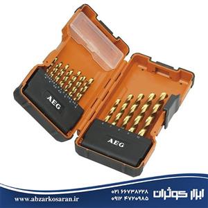 ست 19 پارچه مته آهن تیتانیوم آاگ AEG